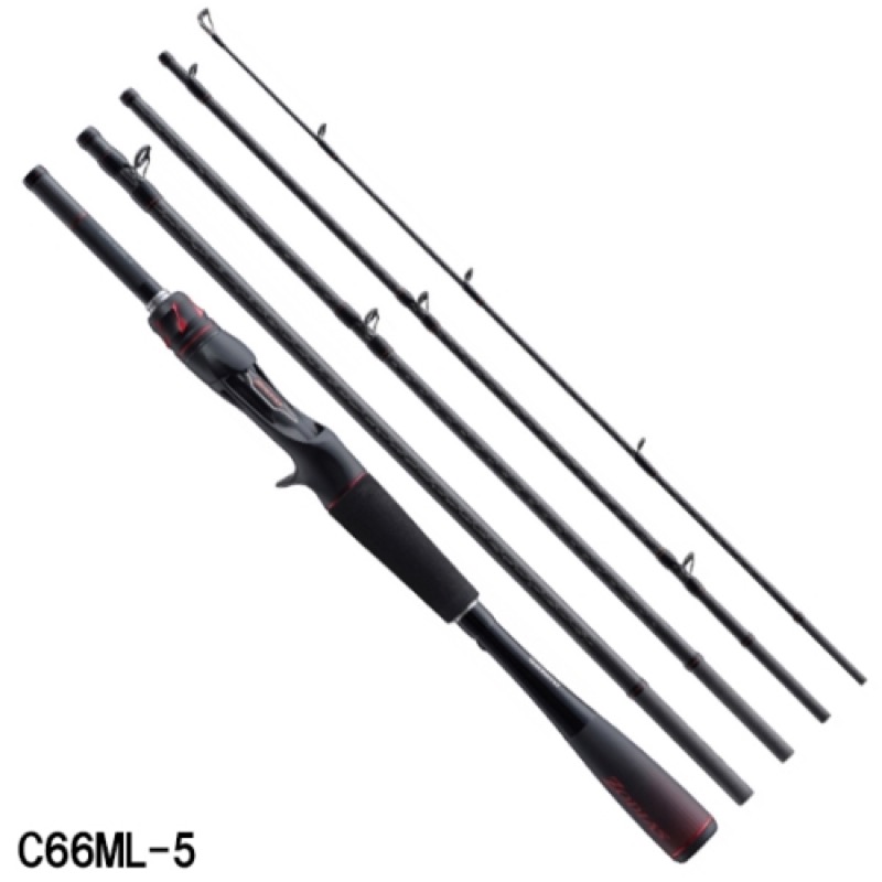 シマノ(SHIMANO) ゾディアス (パックロッド) C66ML-5 モバイルロッド [2021年モデル]