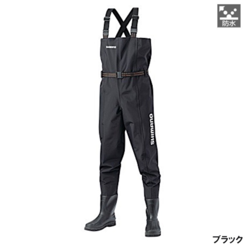 シマノ(SHIMANO) ハイパーウェーダー(チェストハイ・カットピンフェルトソール) FF-055T M ブラック