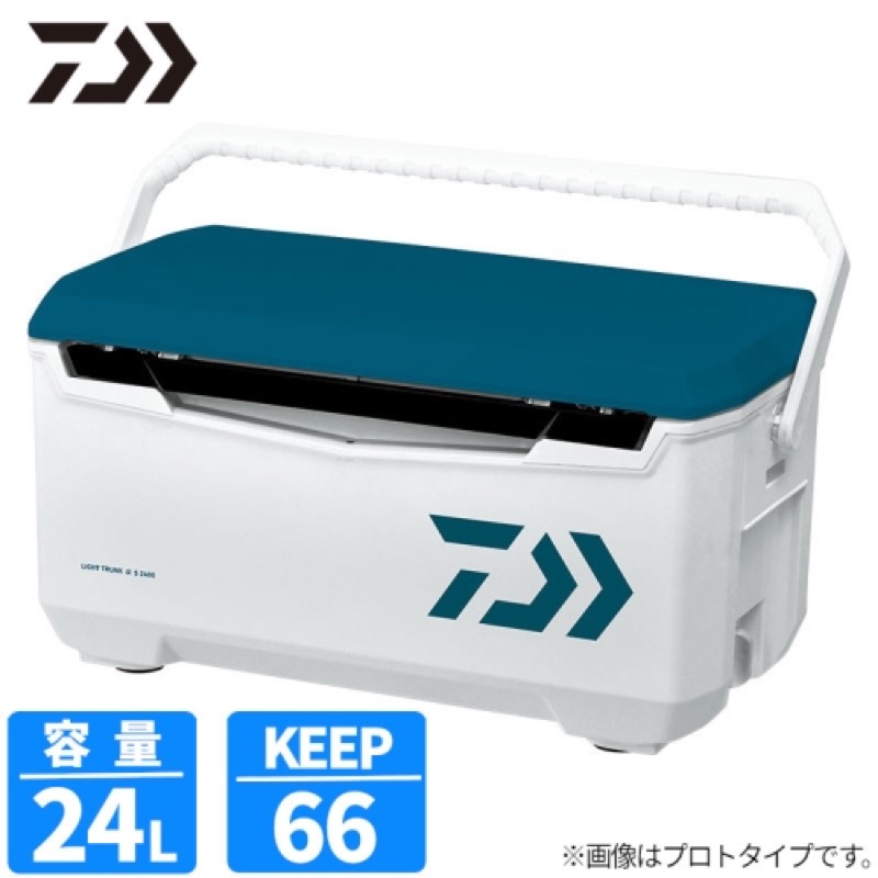 ダイワ(Daiwa) ライトトランクα S 2400 24L ブルー クーラーボックス