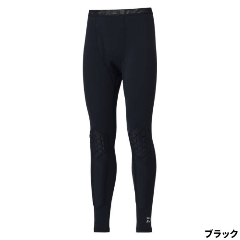 ダイワ(Daiwa) DU-5025PP ICEDRY コーデュラパッド付きタイツ L ブラック メール便