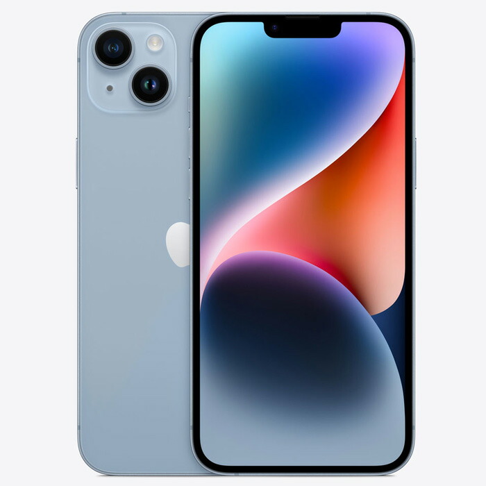 iPhone14 Plus 本体 SIMフリー 128GB 5G 衛星経由の緊急SOS デュアルカメラシステム eSIM ガラスフィルム特典 不良保証 安心保証 返金保証 送料無料 アイフォン スマホ スマートフォン 携帯 携帯電話 docomo softbank au iPhone