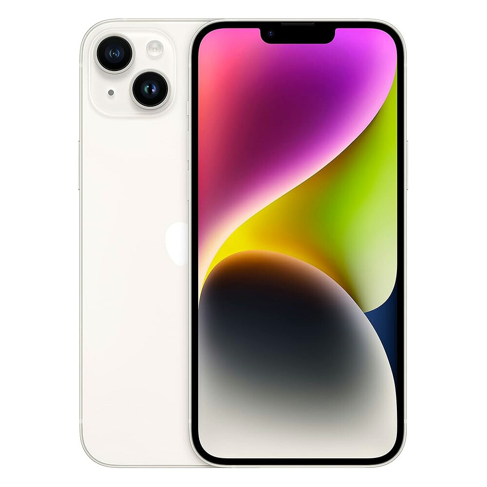 iPhone14 Plus 本体 SIMフリー 128GB 5G 衛星経由の緊急SOS デュアルカメラシステム eSIM ガラスフィルム特典 不良保証 安心保証 返金保証 送料無料 アイフォン スマホ スマートフォン 携帯 携帯電話 docomo softbank au iPhone