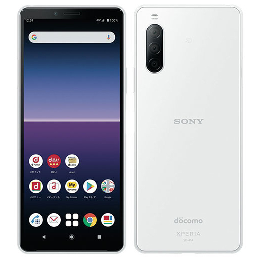 税込】 新古品 Xperia 10II SO-41A ホワイト 64GB 有機EL ハイレゾ