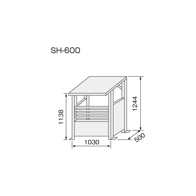 【給湯機本体と同時注文】【メーカー直送】代引不可 0705536 ノーリツ SH-600 ボイラーハウス 石油給湯機器関連部材【KK9N0D18P】