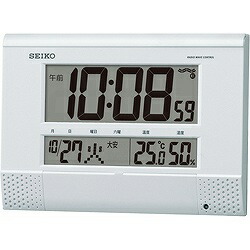 お取り寄せ SQ435W 掛置兼用時辰儀 SEIKO セイコー 掛置兼用時辰儀 掛置き兼用時辰儀 電磁波置き時計 電磁波掛時計 電磁波壁掛け時計 飾りつけ電磁波時辰儀 電磁波飾りつけ時辰儀 デジタル【北海道・沖縄・離島送りとどける不可】【KK9N0D18P】