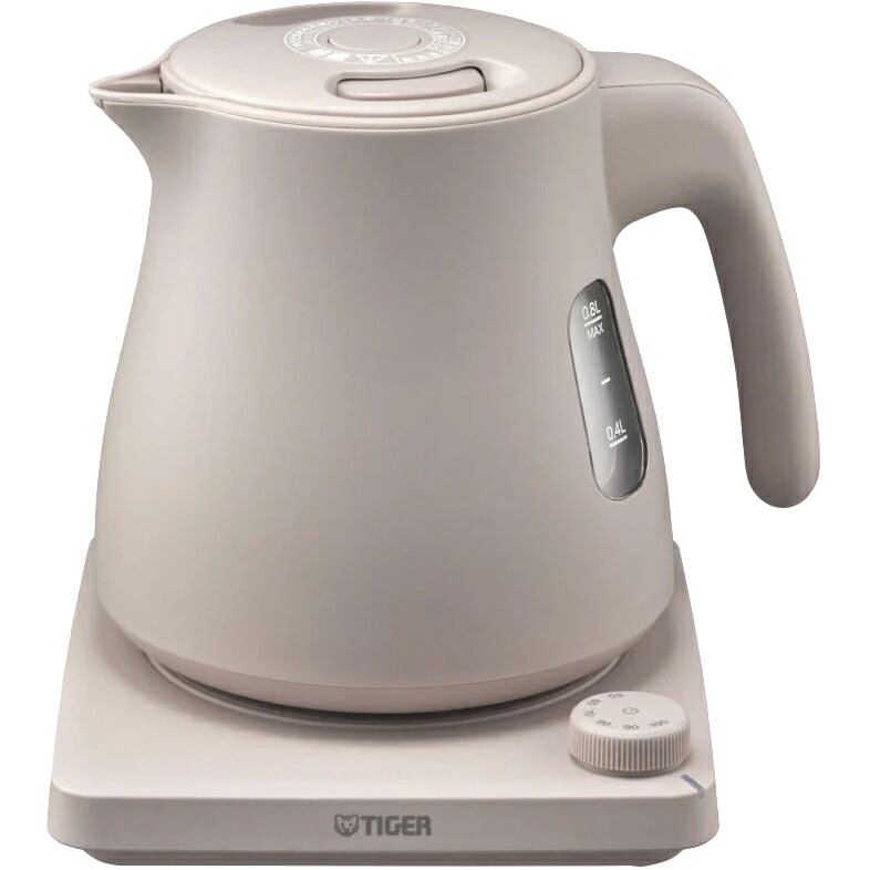 楽天市場】タイガー（TIGER）【PTV-A080-CB】蒸気レス電気ケトル0.8L