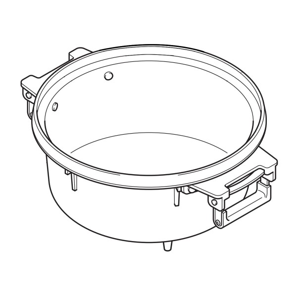 【7/25はエントリーで当店最大P6倍!】お取り寄せ Rinnai リンナイ 業務用ガス炊飯器 内釜 077-252-000 リンナイ内釜【北海道・沖縄・離島配送不可】|生活家電ディープライス