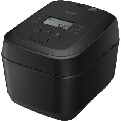 HITACHI 日立 剪断応力＆水蒸気 ふっくら御膳 IHジャー炊飯器 フロストブラック 5.5合炊き RZ-V100JM-K【北海道・沖縄・離島送りとどける不可】