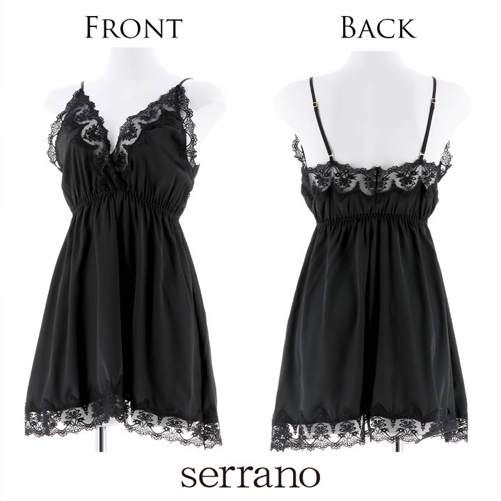 楽天市場 1000円offクーポン 送料無料 ルームウェア ワンピース グロスサテンワンピース Serrano パジャマ レディース 部屋着 ワンピース 女性 トップス 大人 可愛い かわいい 春 夏 秋 おしゃれ ルーム ウェア ナイトウェア 下着専門 Drw楽天市場店