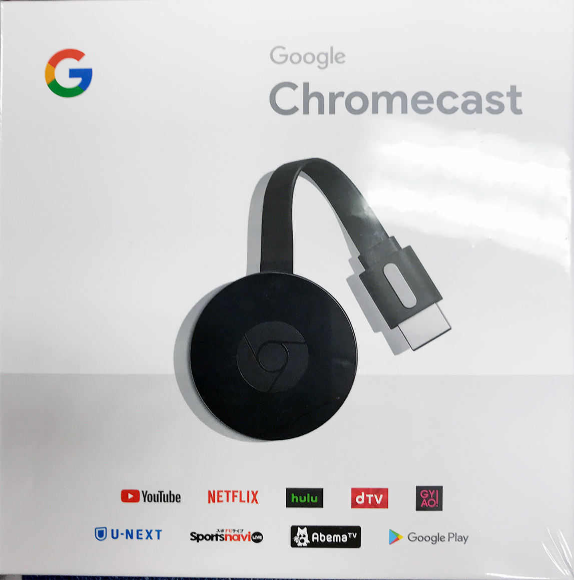 ★◇Google Chromecast GA3A00133A16Z01 [ブラック] (6730) 【ワイヤレスディスプレイアダプタ】【送料無料】