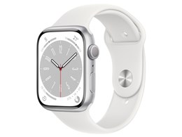 ★アップル / APPLE Apple Watch Series 8 GPSモデル 45mm MP6N3J/A [シルバー/ホワイトスポーツバンド]【スマートウォッチ・ウェアラブル端末】【送料無料】