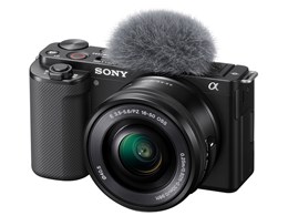 ★ソニー / SONY VLOGCAM ZV-E10Y ダブルズームレンズキット [ブラック]【デジタル一眼カメラ】【送料無料】 61,672円