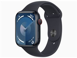 ★アップル / APPLE Apple Watch Series 9 GPS+Cellularモデル 45mm MRMD3J/A [ミッドナイトスポーツバンド M/L]【スマートウォッチ・ウェアラブル端末】【送料無料】
