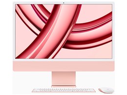 ★アップル / APPLE iMac 24インチ Retina 4.5Kディスプレイモデル MQRD3J/A [ピンク]【Mac デスクトップ】【送料無料】