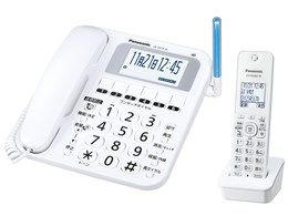 ★Panasonic / パナソニック コードレス電話（子機1台付き添い人）VE-GE19DL-W [白いこと]【電話】【貨物輸送無料】