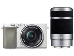 【再生品】【アウトレット 初期不良修理品】★ソニー / SONY α6100 ILCE-6100Y ダブルズームレンズキット [ホワイト]【送料無料】