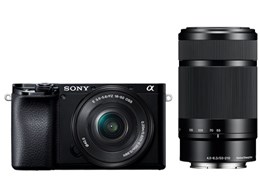 ★ソニー / SONY α6100 ILCE-6100Y ダブルズームレンズキット [黒いこと]【デジタル一眼写真機】【貨物輸送無料】