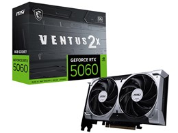 ★MSI GeForce RTX 5060 8G VENTUS 2X OC [PCIExp 8GB]【グラフィックボード・ビデオカード】【貨物輸送無料】