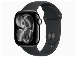 ★アップル / APPLE Apple Watch Series 11 GPS+Cellularモデル 42mm MF854J/A [ジェットブラック・ブラックスポーツバンド M/L]【スマートウォッチ・ウェアラブル端末】【送料無料】