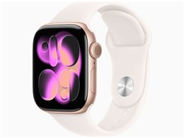 ★アップル / APPLE Apple Watch Series 11 GPSモデル 42mm MEU04J/A [ローズゴールド・ライトブラッシュスポーツバンド S/M]【スマートウォッチ・ウェアラブル端末】【送料無料】