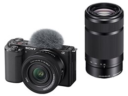 ★ソニー / SONY VLOGCAM ZV-E10X ダブルズームレンズキット [ブラック]【デジタル一眼カメラ】【送料無料】