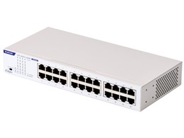 ★エレコム Giga相応う24界面取り替えっこ(金属元素筐体 ワット数内蔵) EHC-BG01-24MW [白いこと]【スイッチングこしき(網状組織こしき)】【貨物輸送無料】