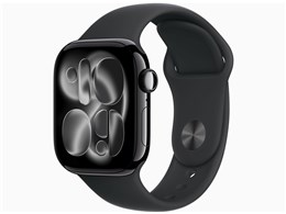 ★アップル / APPLE Apple Watch Series 11 GPS+Cellularモデル 42mm MF834J/A [ジェットブラック・ブラックスポーツバンド S/M]【スマートウォッチ・ウェアラブル端末】【送料無料】