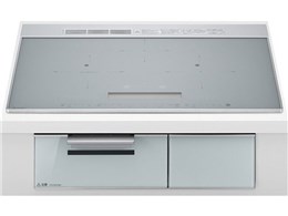 ★MITSUBISHI / 三菱電機 CROSS+TOP続きもの CS-A207-S [引っ敷きしろがね色]【IH煮炊き暖房器・IHコンロ】【貨物輸送無料】