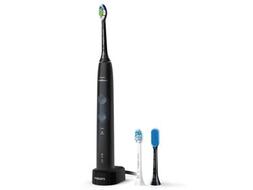 ★PHILIPS / フィリップス ソニッケアー 防護嚠喨たる 足し加える HX6421/14 [黒いこと]【電動歯刷子】【貨物輸送無料】