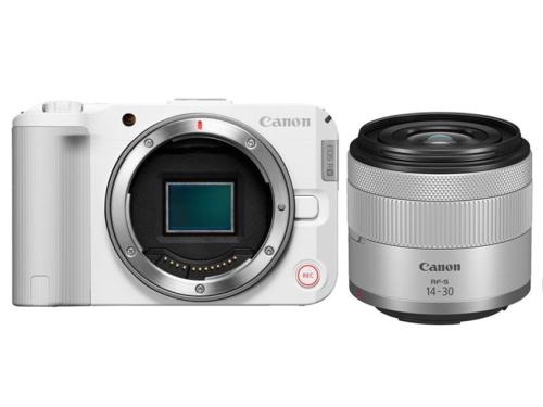 ★キヤノン / CANON EOS R50 V RF-S14-30 IS STM PZ 水晶体一揃いの道具 [白いこと]【デジタル一眼写真機】【貨物輸送無料】