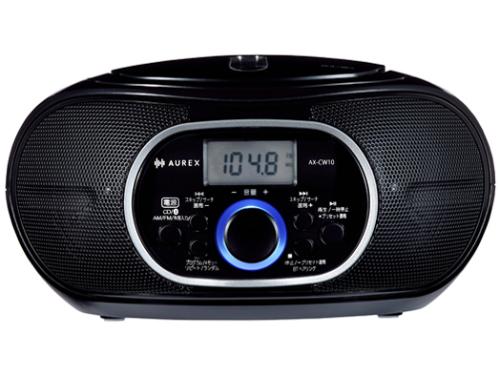 ★TOSHIBA / 東芝 AUREX AX-CW10(K) [黒いこと]【ラジカセ】【貨物輸送無料】