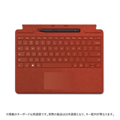 〓★Microsoft / マイクロソフト Surface Pro スリム ペン2付き Signature キーボード 日本語 8X6-00039 [ポピーレッド]【3営業日出荷】【送料無料】