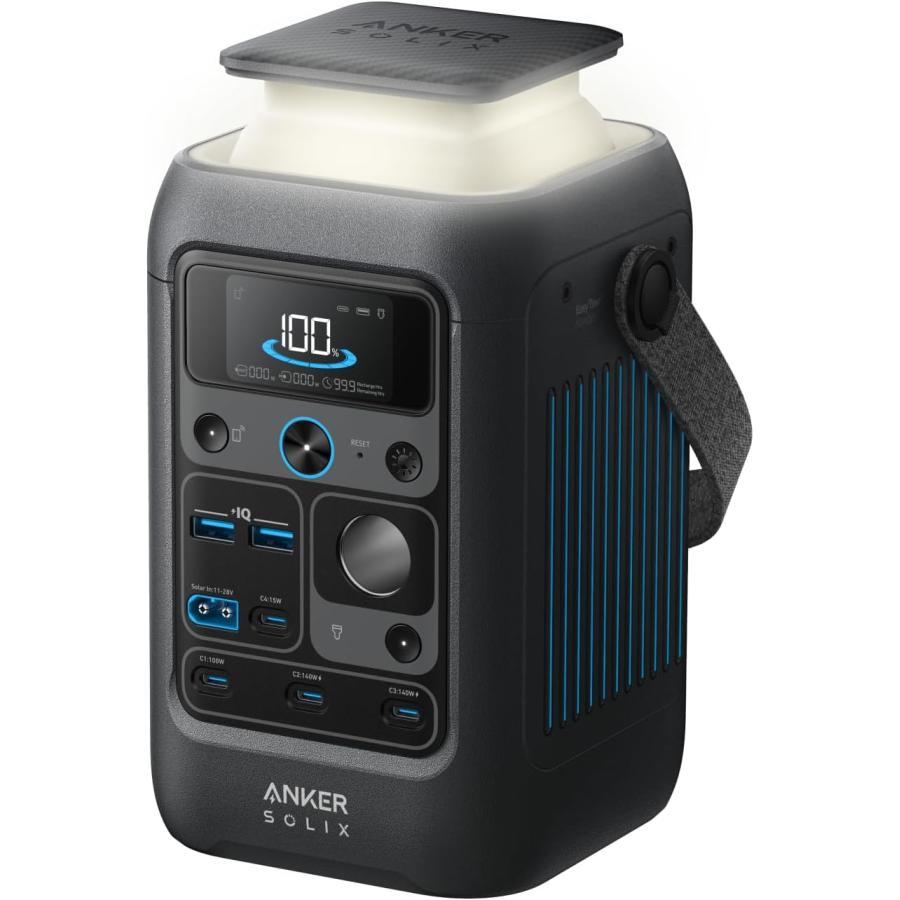 アンカー ポータブル電源 288Wh Solix C300 DC Portable Power Station A1726511 ブラック Anker【転送不可】｜ディーショップワン