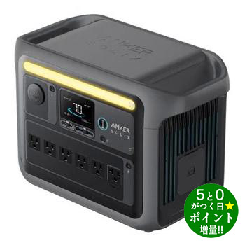 【新品】Anker Solix ポータブル電源　C1000 容量1056Wh 楽天市場】Anker Solix C1000 Portable Power Station ポータブル電源