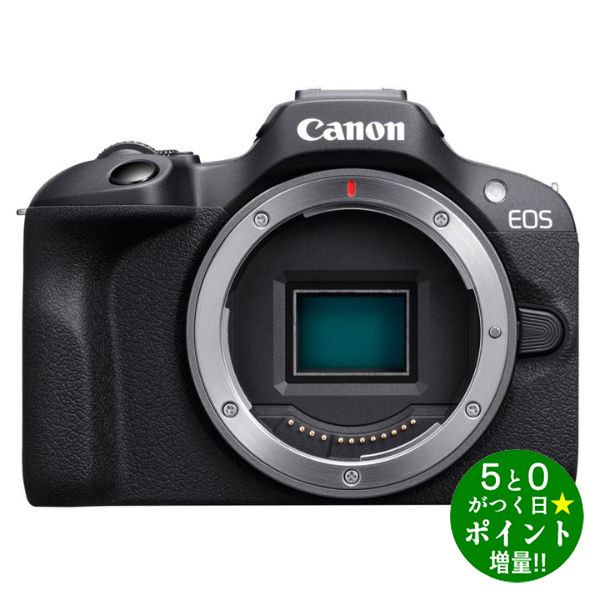 キヤノン カメラ ミラーレス一眼カメラ EOS R100 ボディ ブラック Canon【転送不可】
