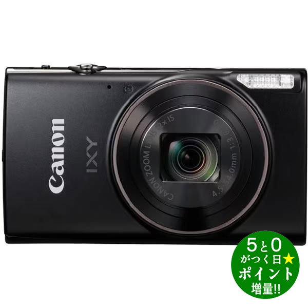 キヤノン カメラ コンパクトデジタルカメラ Wi-Fi対応 光学12倍ズーム IXY650M-BK ブラック Canon【転送不可】