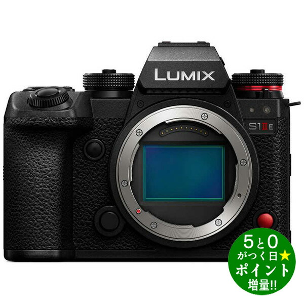 ◆最大3000円CP＋P3倍！！7/25◆パナソニック LUMIX カメラ ミラーレスデジタル一眼カメラ 約2420万画素 DC-S1M2ES ボディ ブラック Panasonic【転送不可】｜ディーショップワン