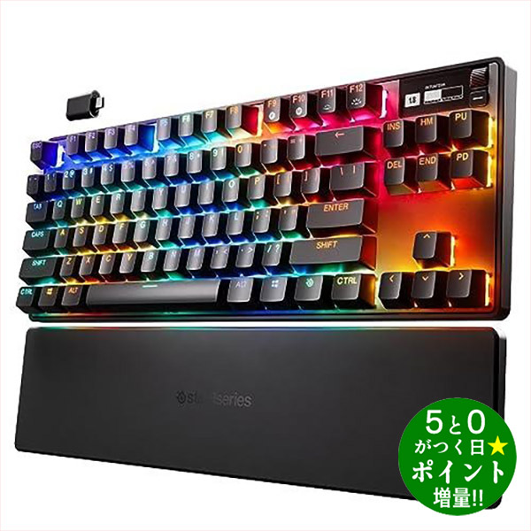 スティールシリーズ ゲーミングキーボード APEX PRO TKL WIRELESS 2023 US 64865 STEELSERIES【転送不可】｜ディーショップワン 17,366円