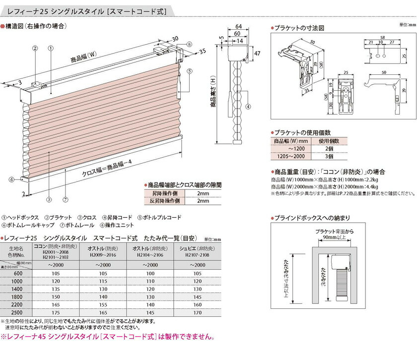 ハニカムスクリーン ニチベイ レフィーナ H2009〜H2016▽ハニカムスクリーン シングルスタイル スマートコード式 ハニカム遮光 カーテン・ブラインド | windowmaker.com