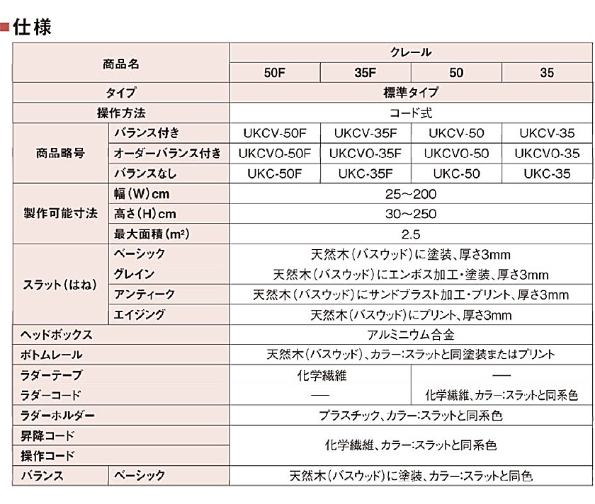 【送料無料】ニチベイ【一流メーカー】クレール横型木製ブラインド標準色50F35Fラダーテープコード式【スラット50mm35mm】【幅101~120cm×高さ101~120cm】(激安ブラインド木製国産オーダー節電夏日差し日焼け窓uv)