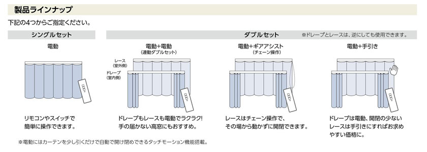 電動カーテンレール▼ホームタコストリーチェシングルセット木目調赤外線リモコン操作▼タチカワブラインド【レール長さ50〜100cm】