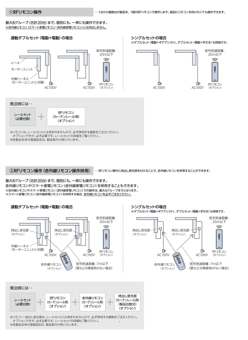 電動カーテンレール▼ホームタコストリーチェシングルセット木目調赤外線リモコン操作▼タチカワブラインド【レール長さ50〜100cm】