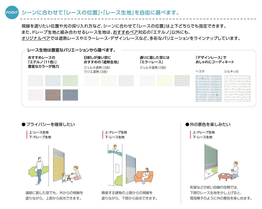 プリーツスクリーン▽ペルレ ダブル おすすめダブル ワンチェーン操作