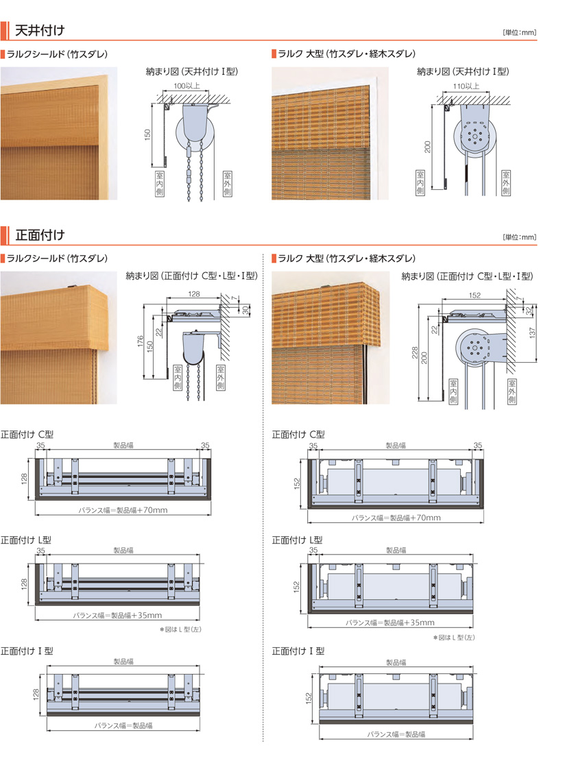 最大84％オフ！ タチカワブラインド ラルク用 オプション 部品 スダレ