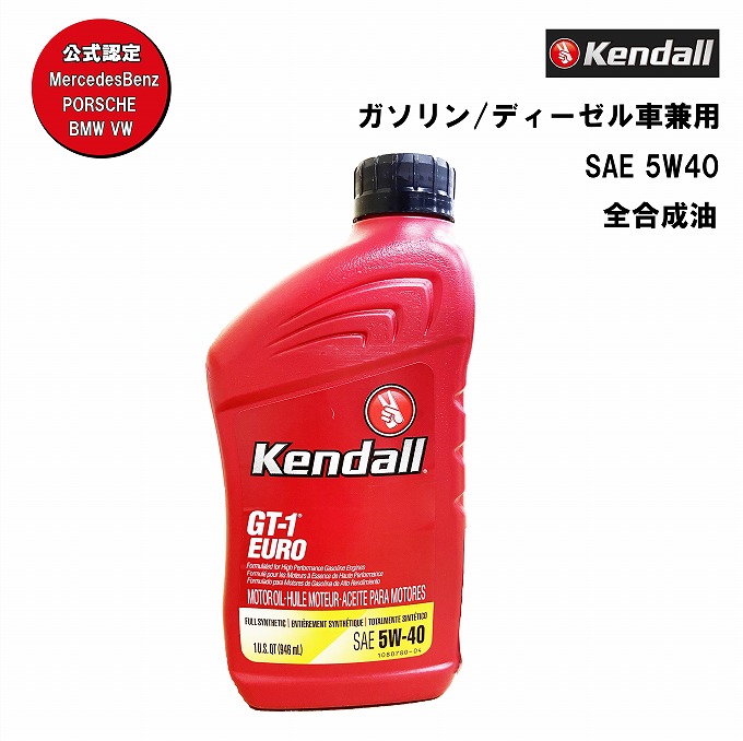 【楽天市場】Kendall(ケンドル) エンジンオイル GT-1EURO+ 5W30 