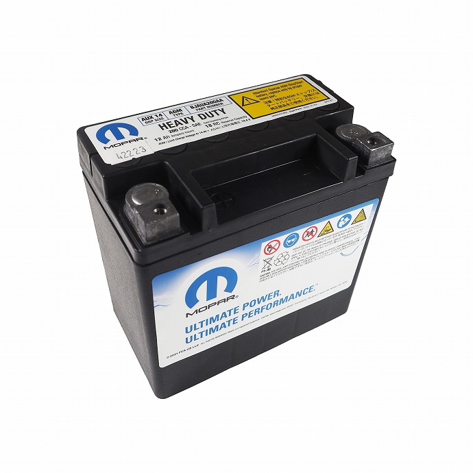【楽天市場】JEEP（ジープ) サブバッテリー 純正 新品 AGM 12Ah 200CCA アイドリングストップ ラングラー アンリミテッド