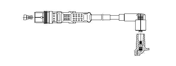 ベンツ プラグコード BREMI製 0001599818 1A25E108