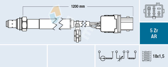 VOLVO オーツーセンサー FAE製 75105 9487147｜輸入車パーツ専門店 D-STIMMER 24,781円