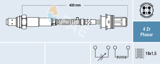 Mercedes Benz オーツーセンサー FAE製 77251 0025400117