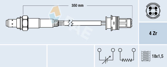 Mercedes Benz オーツーセンサー FAE製 77272 0015402817|輸入車パーツ専門店 D-STIMMER